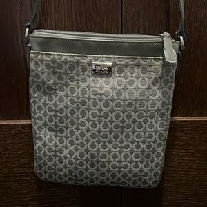 Coach mini cross body grey